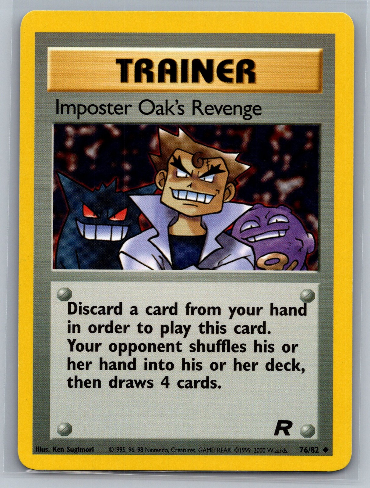 Imposter Oak's Revenge Team Rocket #76/82 Uncommon Pokemon Card