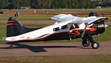 De Havilland Canada DHC-2 Beaver Desktop Wood Airplane New Model Large 1/32