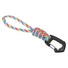 Badge Lanyard 4.7 Inch, Necklace Keychain Cord Metal Clasp Hook, Colorful