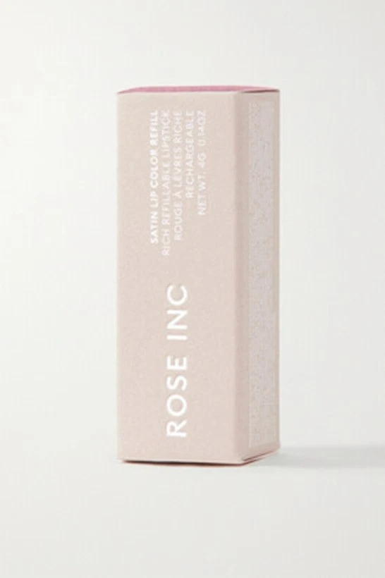 Batom recarregável ROSE INC Satin Lip Color Rich in Demure 0,14 oz tamanho completo novo na caixa - Imagem 3 de 4