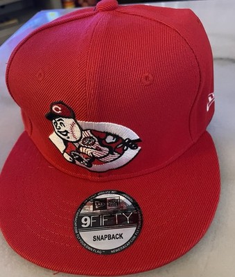 Cincinnati Reds New Era 9FIFTY Snapback Hat Mascot Logo Adjustable Cap