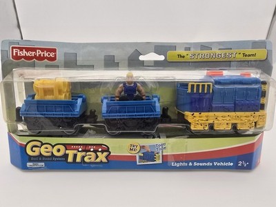 Fisher-Price GeoTrax Ox & Jed Train Set - Toy Trains, Collectible, Playset, New