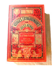 CARTONNAGE JULES VERNE HETZEL HACHETTE VINGT MILLE LIEUES SOUS LES MERS SANS DAT
