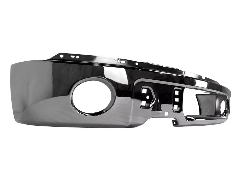 Front Bumper Chrome Steel & Fog Lights Assembly Kit For 2009-2014 Ford F-150 Foto 3 de 4