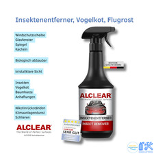 Insektenentferner 721IE - 1 Liter gegen Flugrost & Vogelkot Alclear