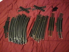 51- HO Scale IHC Mehano Curved Track Lot  Sections Made In Slovenia Used