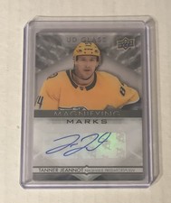 2021-22 UD Glass Magnifying Marks Black Tanner Jeannot Auto 1/1 Predators  