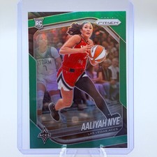 2025 Panini Prizm WNBA Aaliyah Nye Green Prizms Las Vegas Aces #15