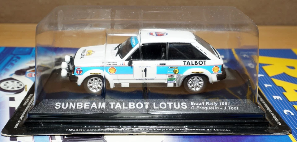 Sunbeam Talbot Lotus Rally Brazil 1981 Deagostini 1:43 Modellismo 1/43 auto - Immagine 2 di 4