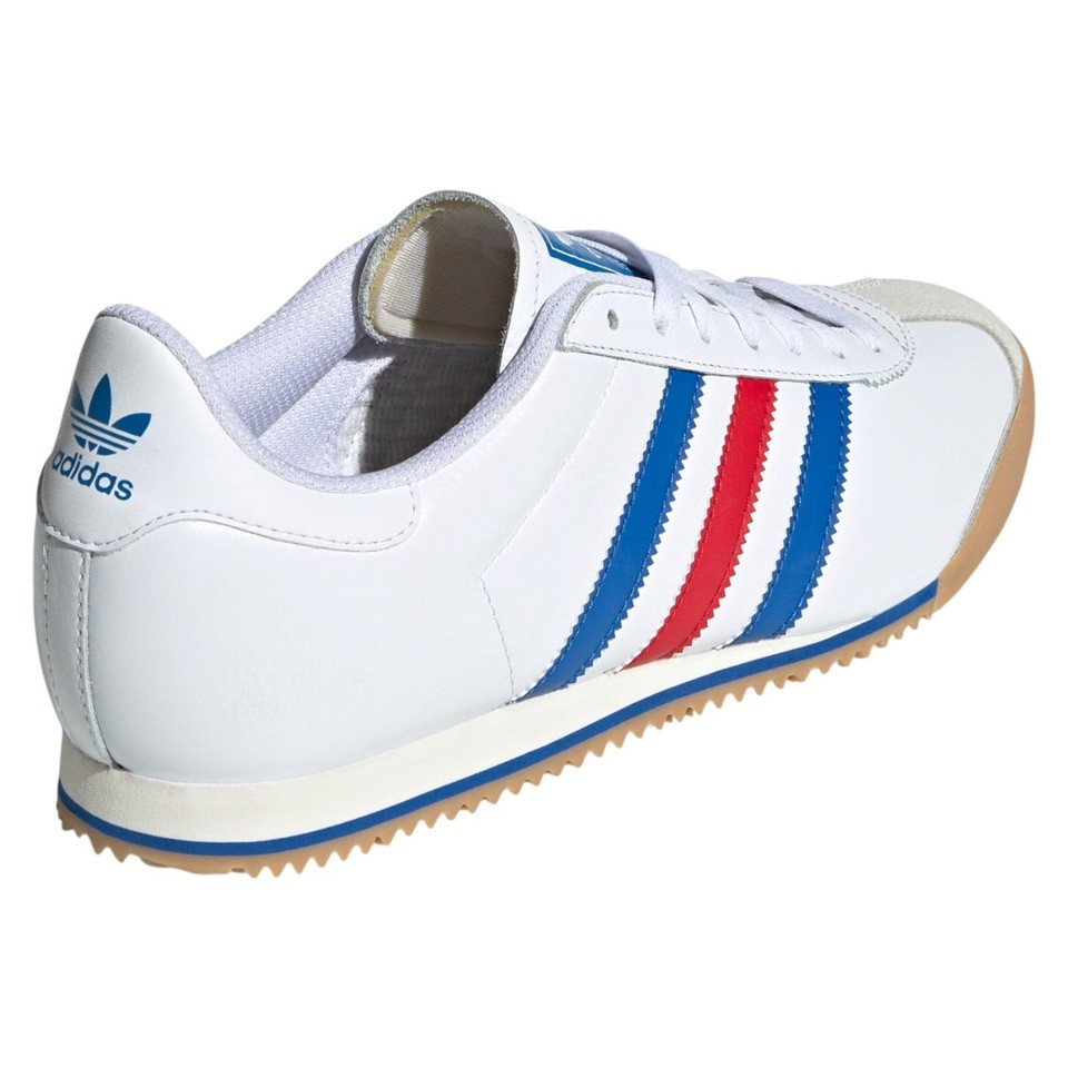 Adidas ORIGINALS MEN S KICK 74 TRAINERS SHOES SNEAKERS WHITE BLUE RED adidas-originals-men-s-kick-74-trainers-shoes-sneakers-white-blue-red