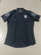 New Allied Universal Security Service Black Short Sleeve Shirt - Size L