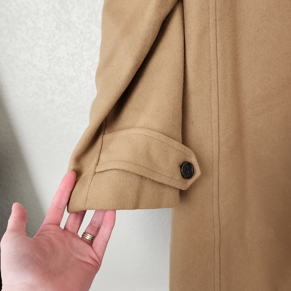 J.CREW Wool Car Coat thinsulate lining in camel size L eBay
