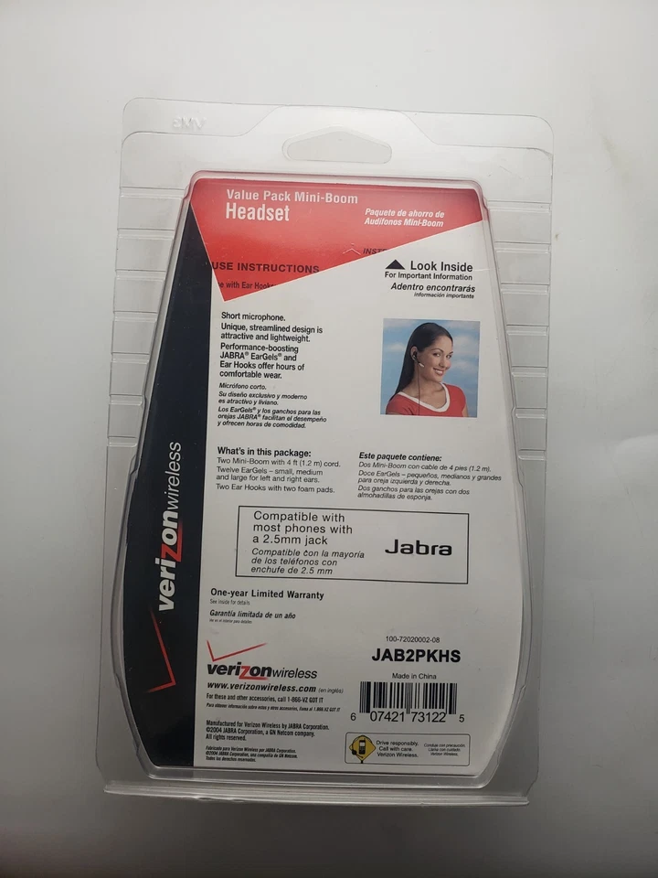 Verizon Wireless Value Pack Mini Boom Headset #JAB2PKHS - Image 3 of 4