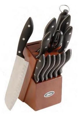 Oster 14-piece Stainless Steel Knife Block Set | eBay
