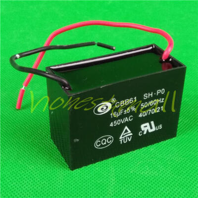 1PC CEILING FAN CAPACITOR CBB61 16UF 450V NEW