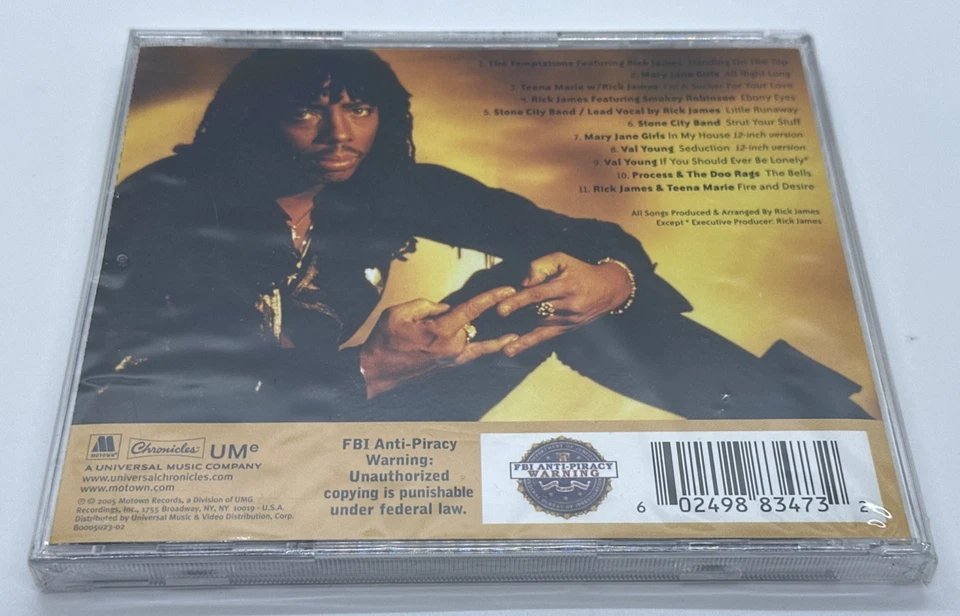 20th Century Masters: Best Of Rick James & Friends VOL 2 (CD 2005) SEALED🆕☑️ - Image 3 of 4