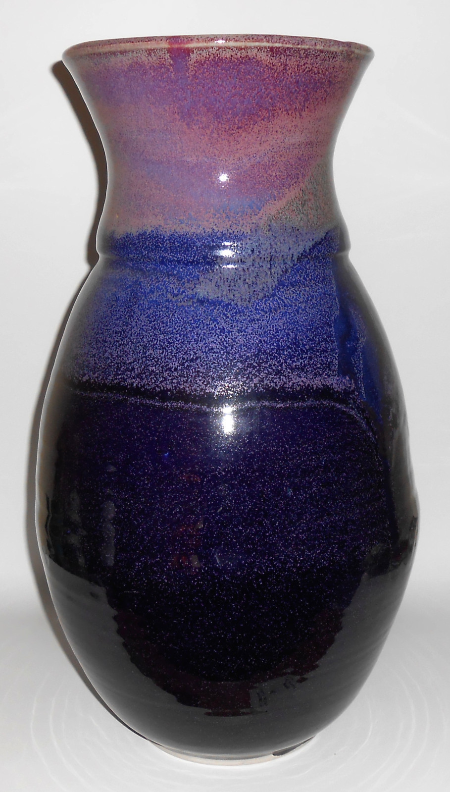 Orcas Island Studio Pottery Wheel Thrown Massive 19" Floor Vase! MINT