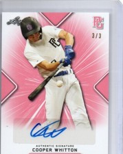 2021 Leaf Perfect Game Cooper Whitton PINK Auto 3/3