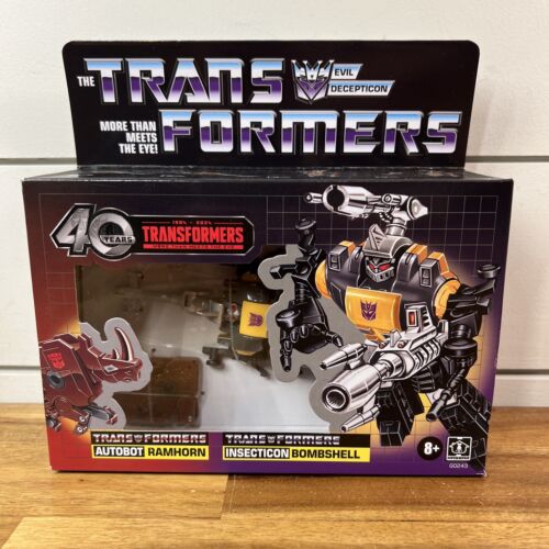 Transformers Retro 40th Anniversary G1 Insecticon Bombshell & Ramhorn Ships Fast