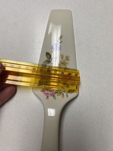 Porcelain Pie/Cake Server Andrea by Sadek Floral Design 10" Wedding Cake Server - Picture 11 of 16