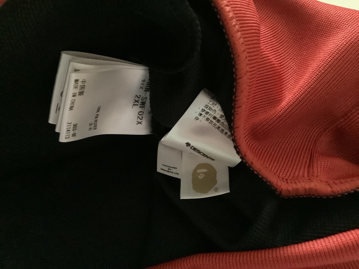 AUTHENTIC A BATHING APE BAPE x ARENA JERSEY TOP BLACK MENS AUTHENTIC A BATHING APE BAPE x ARENA JERSEY TOP BLACK MENS
