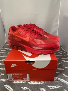 Nike Air Max 90 Chicago City Special Triple Red Size 7Y DH0149-600  Authentic | eBay