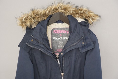 Women Superdry Jacket Parka Microfibre 