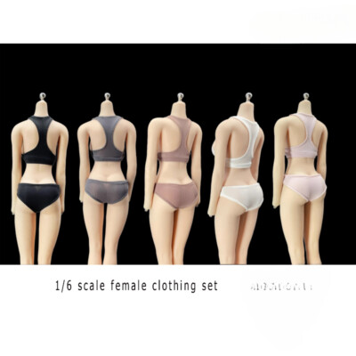 1:6 Scale Sexy Sports Tops Briefs Clothes for Female Action Figure  Accessories