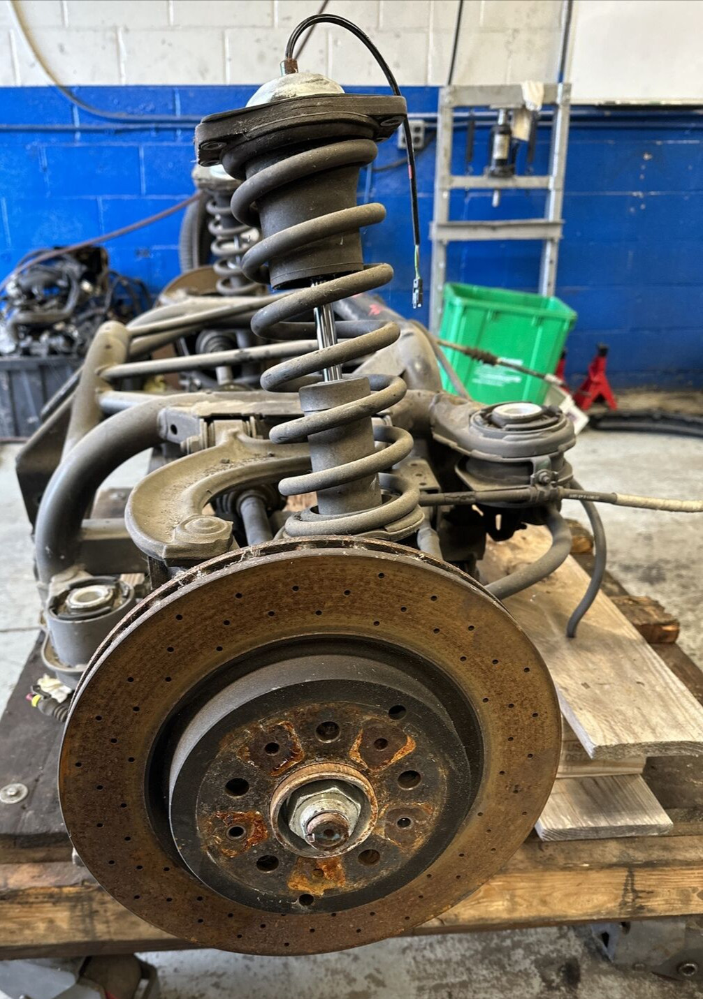 09-18 Maserati OEM Gran Turismo Rear Suspension Complete Dropout