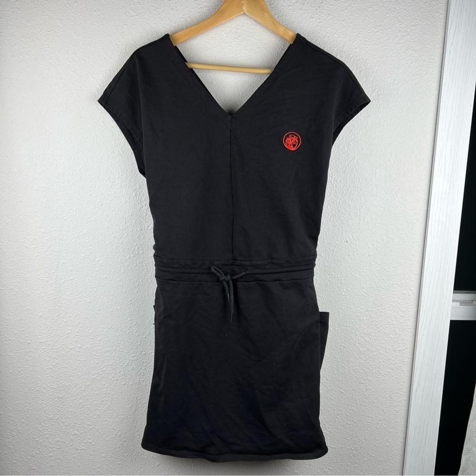 Patagonia Organic Cotton Roaming Dress women's Size Medium Black