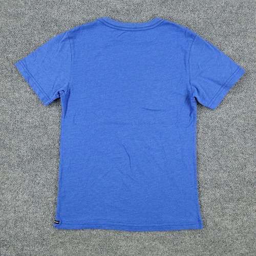 Volcom Shirt Boy's Large Blue Logo Graphic Tee Crew Neck Short Sleeve Modern Fit - Picture 7 of 11