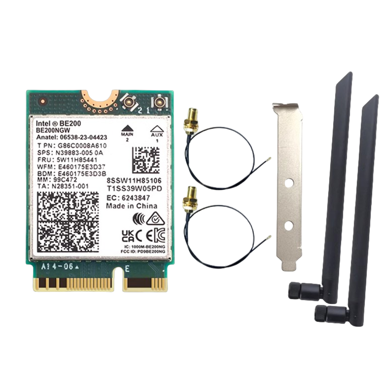 AX210/BE200 Tri-Band Wifi Card 600/5400/8774Mbps BT 5.4 M.2 E-Key Win 10/11