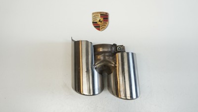 Porsche Auspuff blende mit Endrohr Endschalldämpfer 99711135201 