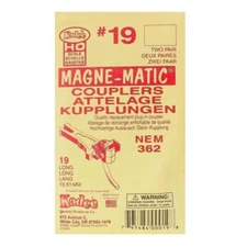 NEW Kadee #19 HO Scale NEM (362) European-Style Mount Knuckle Coupler