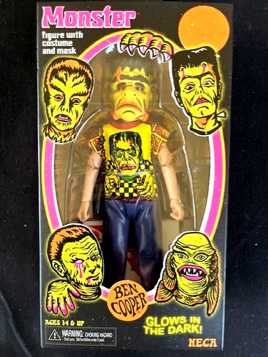 BEN COOPER FRANKENSTEIN-NECA MONSTER KID 5.5"-Glows in the Dark NEW