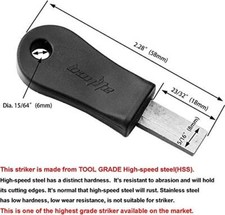 Striker-Pro Frappe Acier Haute Vitesse pour Démarreur d'Incendie à Tige Ferro, Pack de 3