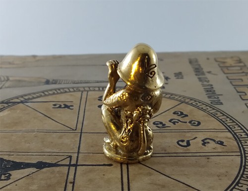 Thai Paladkik Pendant Rich Talisman Amulet Full Love Luck Charm Life Protect - Picture 2 of 9