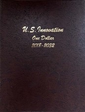 New Dansco Album For Innovation Dollar Coins P&D 2018-2032 Model 7188 Archival