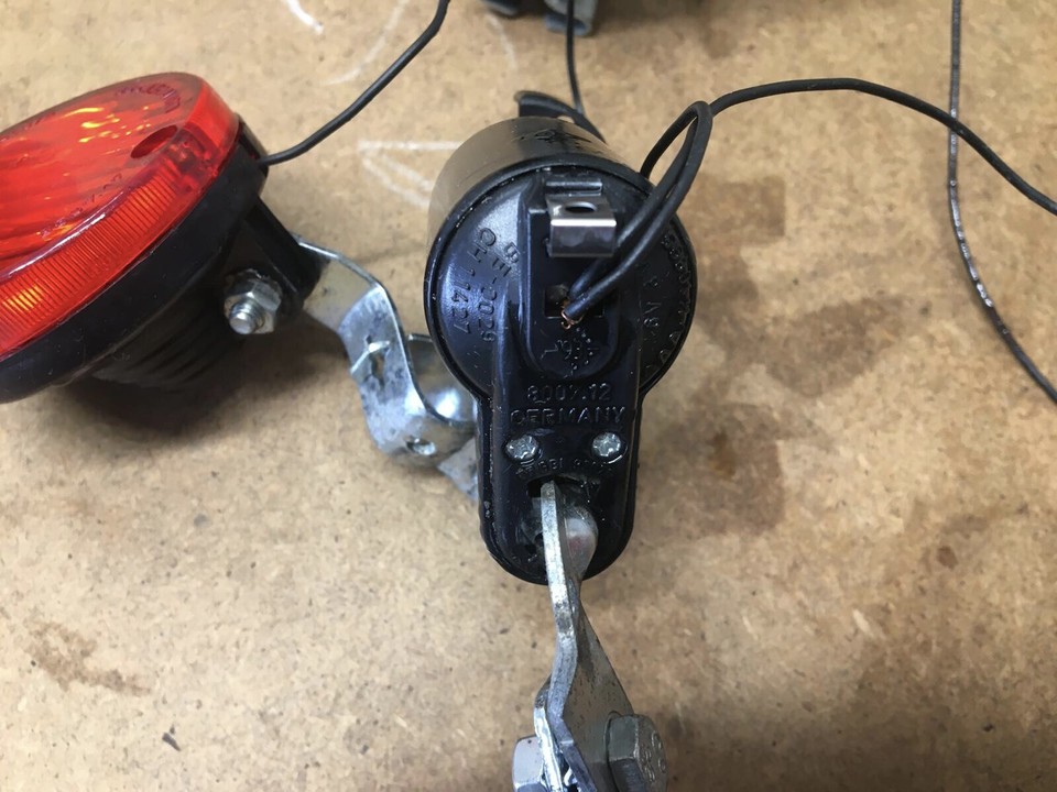 vintage Germany Bicycle Bike Dynamo Front Light & Rear Lamp eBay