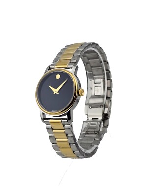 Movado Classic Museum Black Dial Stainless Steel Women's Watch