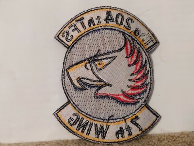 ROCAF 7TH TACTICAL fighter group パッチ USAF 7th WING 204TH Tactical Fighter Squadrons COLOR PATCH 3 1/4 X
