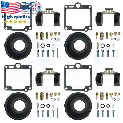4X Carb Repair kit Diaphragm Float FOR GS550 80-82 GS550M GS550T GS550E/L -US