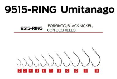 ANGELHAKEN MIT ÖSE 9515 BN UMITANAGO MARUTO JAPAN HOOKS SURF CASTING AMO