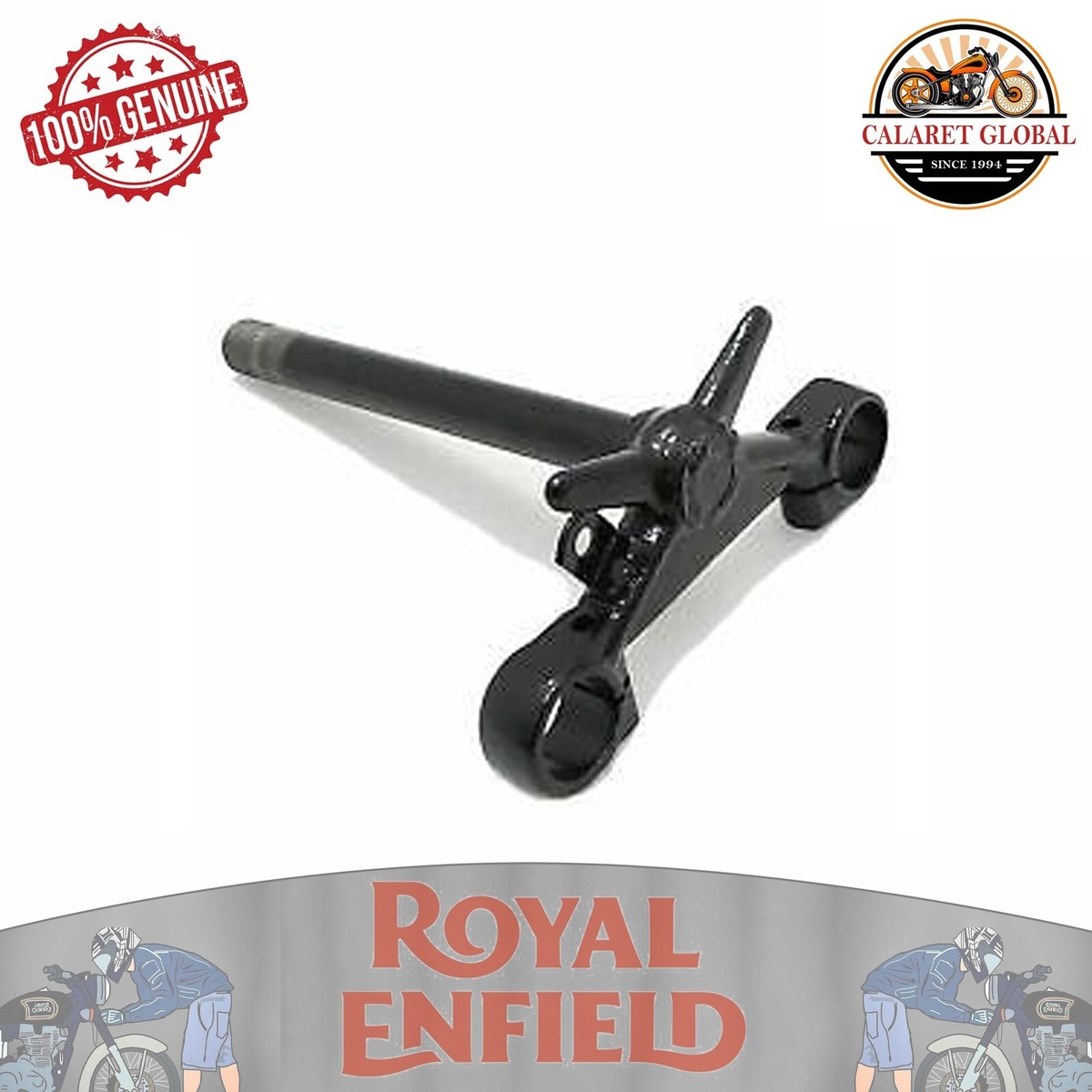 Royal Enfield steering stem assy-black for bullet 350 classic 350 500 801275