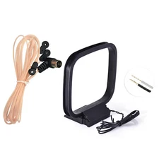 75 Ohm FM Dipole Antenna AM Loop Antenna for Denon Pioneer Onkyo Yamaha Marantz