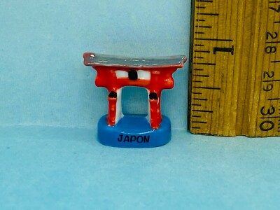 Japanese PAGODA GATE Asian Bonzai Fairy Garden French Feve Dollhouse Miniature