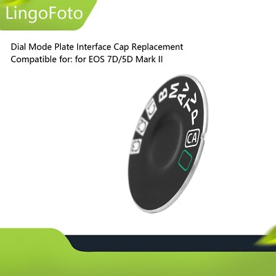Camera Dial Mode Plate Interface Cap Replacement for EOS 7D/5D Mark II
