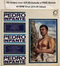 PEDRO INFANTE "A Los Cuatro Vientos"-33 RPM Peerless 1964-FREE Shipping In USA