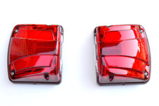 24V LED Bianco Targa Luci + Rosso Neon marker lights Camion Rimorchio
