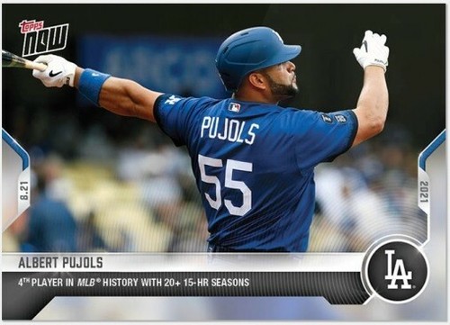 2021 Topps Now 689 Albert Pujols